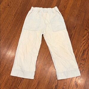 Micaela Greg Utility Pants | Wide-Leg | Size L | Beachy Bleached Out Denim 💙